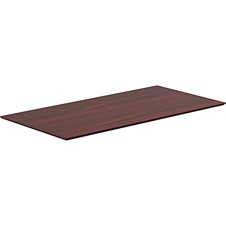 Lorell® Laminate Knife-Edge Table Top, 60"W x 30"D,  Mahogany