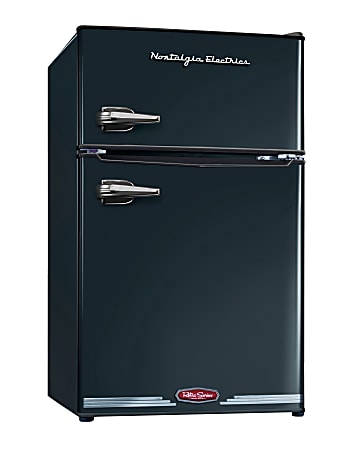 Nostalgia Electrics Retro Series 3.0 Cu Ft Compact Refrigerator, Black