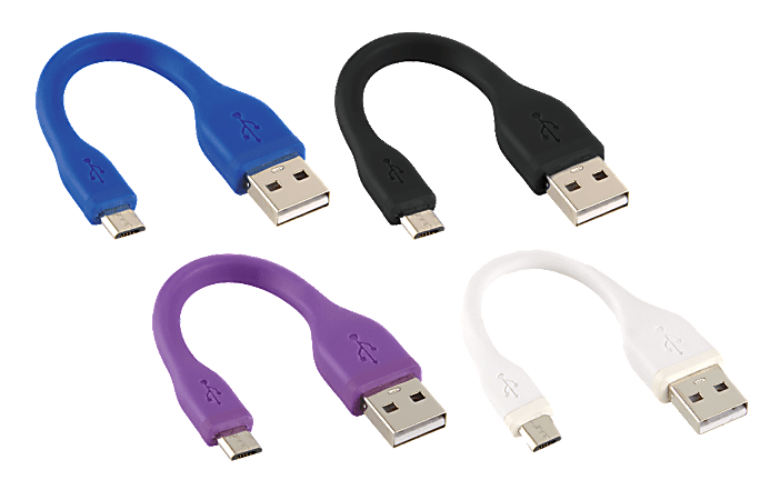 Ativa® Micro USB Cable, Assorted Colors