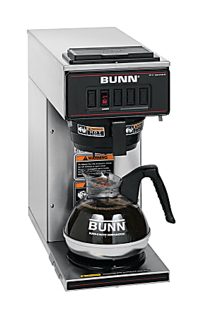 Bunn 12-Cup Pourover Brewer, Stainless Steel