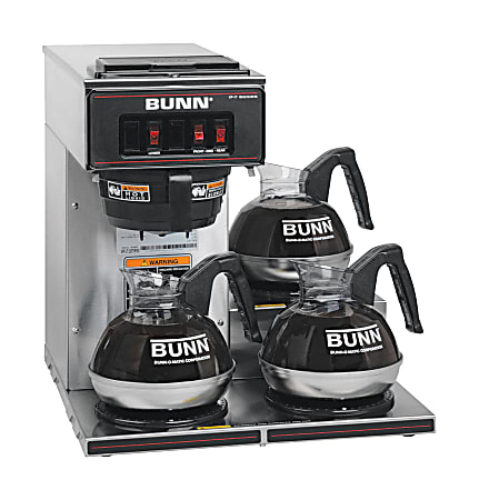 Bunn® VP-17-3 12-Cup Coffee Brewer, Stainless Steel