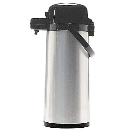 2.2 Liter Airpot Thermal Coffee Carafe with Pump/Lever Action/Stainless  Steel