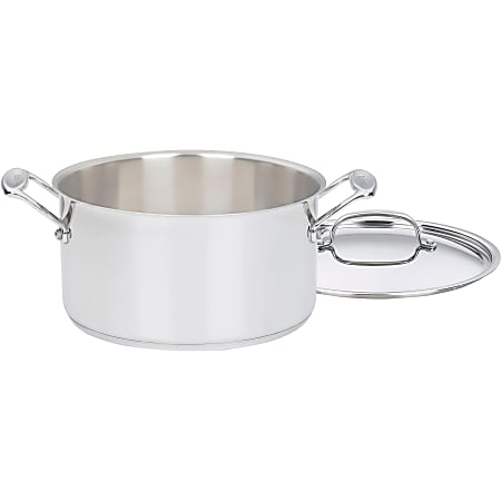 Cuisinart Chef's Classic Stainless Ceramic Nonstick Skillet, Silver, 12