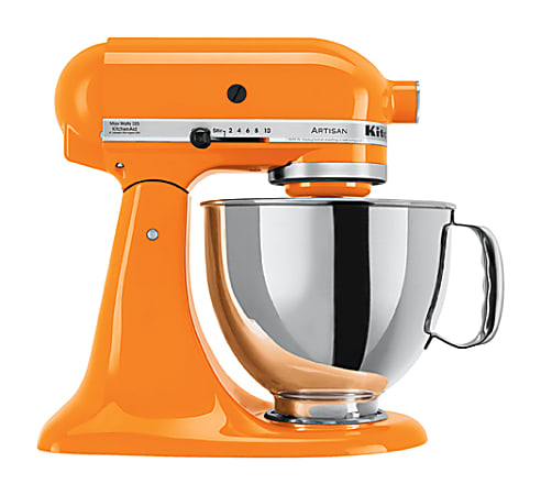KitchenAid Aristan KSM150PS Stand Mixer - 325 W - Tangerine, Stainless Steel