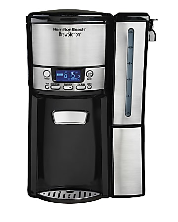 Hamilton Beach BrewStation 12 Cup Dispensing Coffeemaker (47950) - 12 Cup(s) - Multi-serve - Coffee Strength Setting - Timer - Black