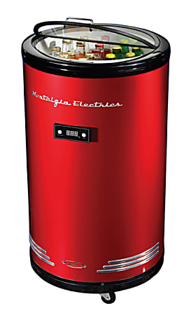 Nostalgia Electrics™ Retro Series™ 1.7 cu ft Beverage Party Cooler, Red