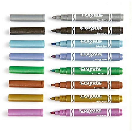 Crayola metallic markers top