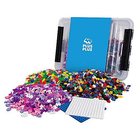 Plus-Plus 2400-Piece Tub With 2 Baseplates