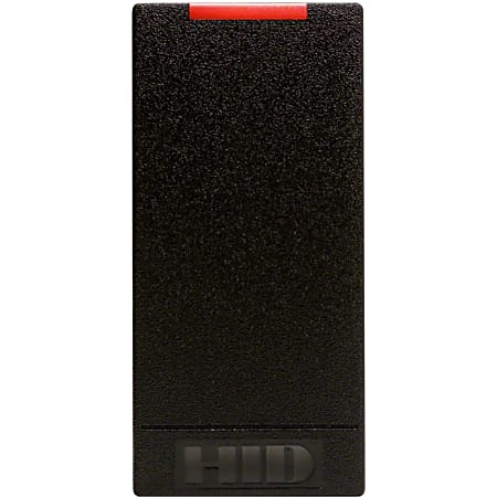 HID iCLASS R10 6100C Smart Card Reader - Contactless - Cable - 3.25" Operating Range - Wiegand, Pigtail - Mullion Mount, Surface Mount - Black