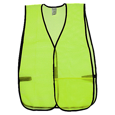 R3® Safety General Purpose Safety Vest, Lime Green
