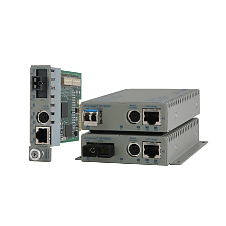 Omnitron Systems iConverter 8903N-1-B Network Media Converter - 1 x Network (RJ-45) - 1 x SC Ports - 10/100Base-TX, 100Base-FX - 18.64 Mile - External
