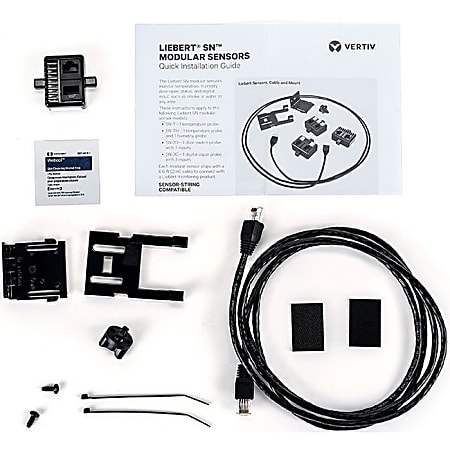 Vertiv Liebert SN-TH Modular Sensor | Temperature Humidity Rack Monitoring - Compact | Auto-discoverable | 2 Probes - SNTH