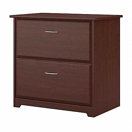 Bush Business Furniture Cabot 30-1/4"W Lateral 2-Drawer File Cabinet, Harvest Cherry, Standard Delivery