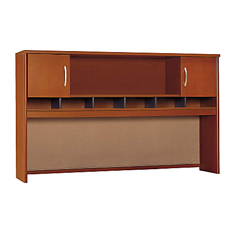 Bush Business Furniture Components 2 Door Hutch, 72"W, Auburn Maple/Graphite Gray, Standard Delivery