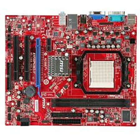 MSI K9N6PGM2-V2 Desktop Motherboard - NVIDIA GeForce 6150SE Chipset - Socket AM2+ PGA-940