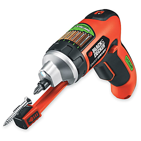 Black & Decker® 3.6 Volt Compact Screwdriver, Black/Orange