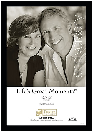 Timeless Frames® Life's Great Moments Frame, 12" x 18", Black