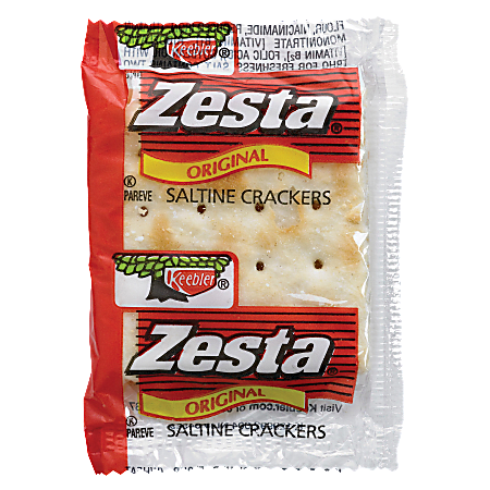 Zesta 2-Count Packet Saltine Crackers, Pack Of 300