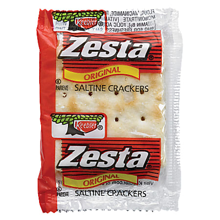 Zesta 2-Count Packet Saltine Crackers, Pack Of 300