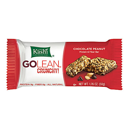 Kashi® GOLEAN Crunch!® Meal Bars, Chocolate Peanut, 1.76 Oz, Bag Of 12