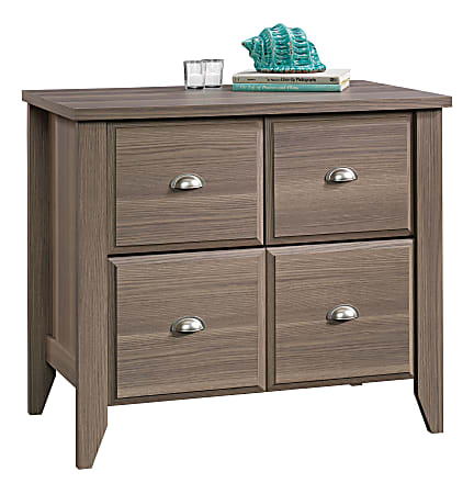 Sauder® Shoal Creek 34-3/4"W x 21-5/8"D Lateral 1-Drawer File Cabinet, Diamond Ash