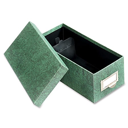 Globe Weis® Index Card Storage Tray, 3" x 5", Green