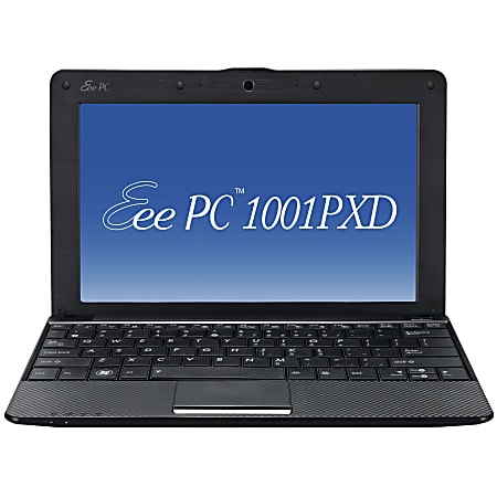 Asus Eee PC 1001PXD-EU17-BU 10.1" LCD Netbook - Intel Atom N455 Single-core (1 Core) 1.66 GHz - 1 GB DDR3 SDRAM - 250 GB HDD - Windows 7 Starter 32-bit - 1024 x 600 - Blue