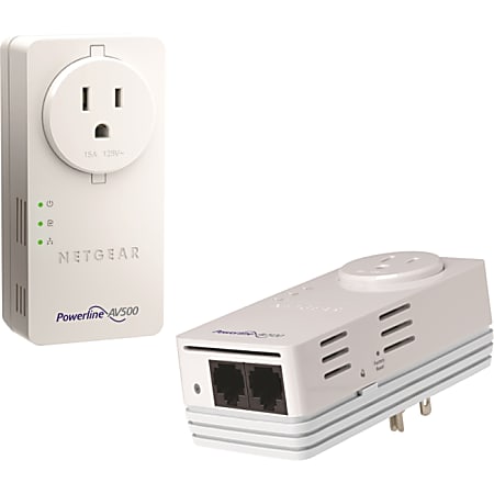 Netgear Powerline 500 Nano PassThru 2-Port