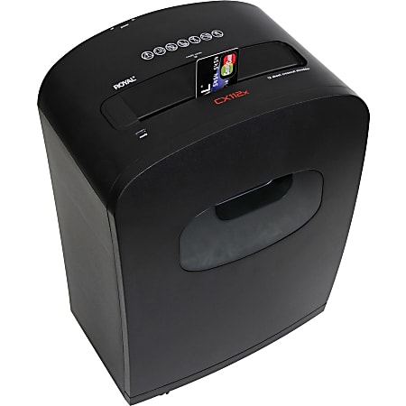 Royal 12 Sheet Cross Cut Shredder 112MX - Office Depot