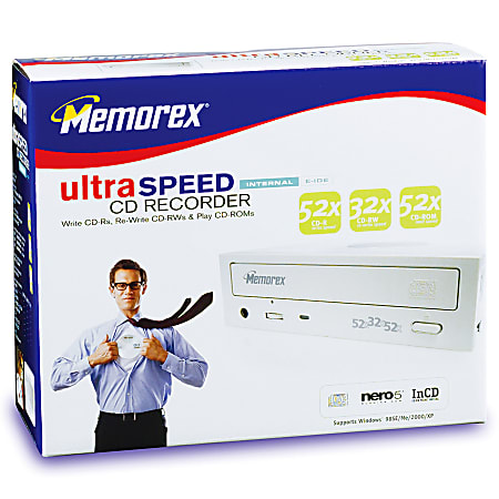Memorex® Ultra Speed 52x Internal CD-RW Drive