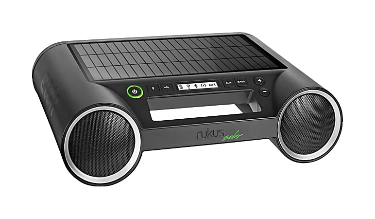 Eton Rukus Portable Bluetooth® Solar Sound System, Black