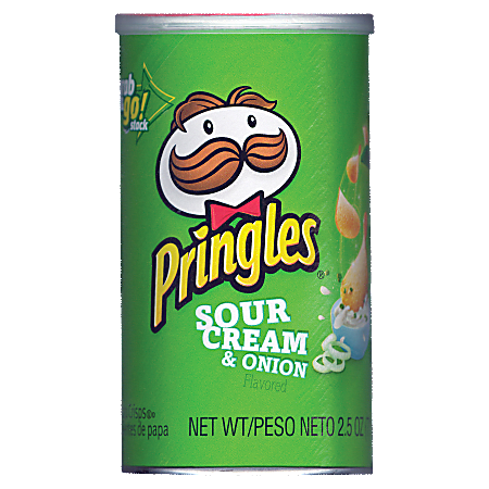 Pringles® Sour Cream & Onion Potato Chips, 2.5 Oz