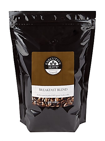 Executive Suite&reg; Coffee, Breakfast Blend, 2 Lb Per Bag