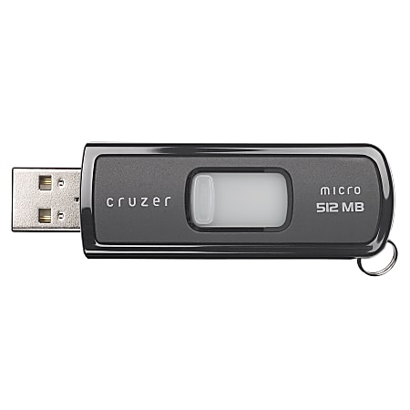 SanDisk® Cruzer® Micro 512MB USB 2.0 Drive With U3 Software