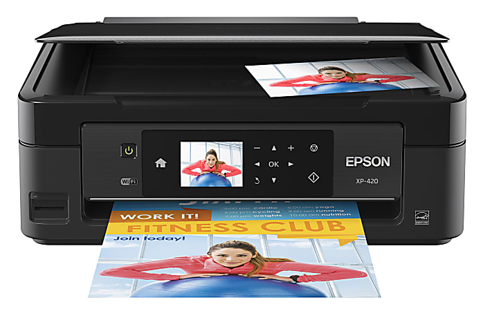 Epson® Expression® Home XP-420 Wireless InkJet All-In-One Color Printer