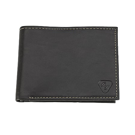 Lewis N. Clark RFID Leather Bi-Fold Wallet, Black