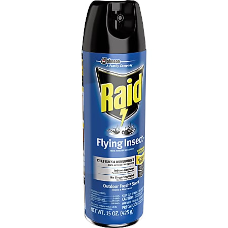 Raid Flying Insect Killer 15 oz Spray Kills Flies Mosquitoes Gnats
