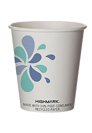 Highmark® Hot Coffee Cups, 10 Oz, White, Pack Of 500