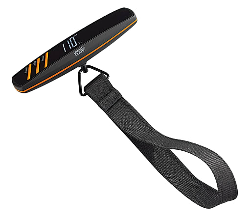Lewis N. Clark Digital Luggage Scale, 1", Black