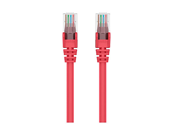 Belkin - Patch cable - RJ-45 (M) to RJ-45 (M) - 35 ft - UTP - CAT 5e - molded, snagless - red -  - A3L79135REDS