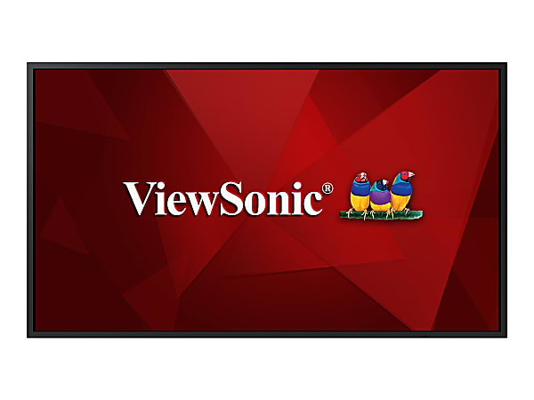 ViewSonic® CDE4320 43" 4K UHD Wireless Presentation With Integrated Quad Core Processor