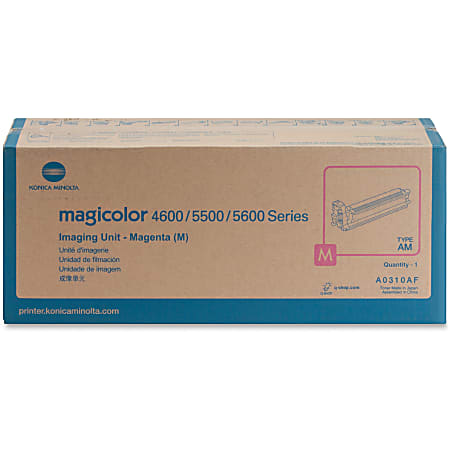 Konica Minolta - (120 V) - magenta - original - printer imaging unit - for magicolor 4650, 5550, 5570, 5650, 5670