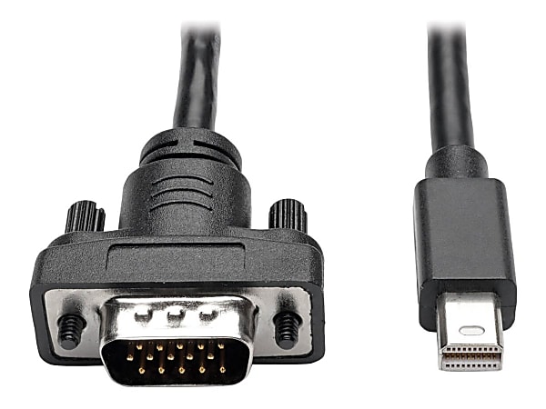 Tripp Lite 3ft Mini DisplayPort to VGA Adapter Active Converter mdp to VGA 1920x 1200 DPort 1.2 M/M - P586003VGAV2