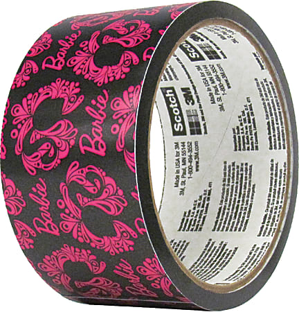 Scotch Colored Duct Tape 1 78 x 10 Yd. Barbie Doll Lightful - Office Depot