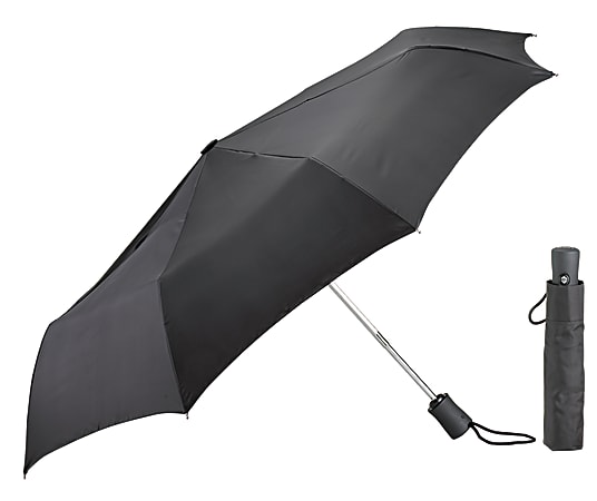 Lewis N. Clark Polyester Umbrella, Black