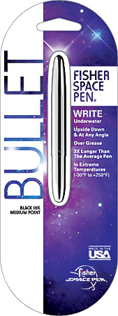 Fisher Space Bullet World Famous Astronaut Pen with Chrome Coating Pack of 1