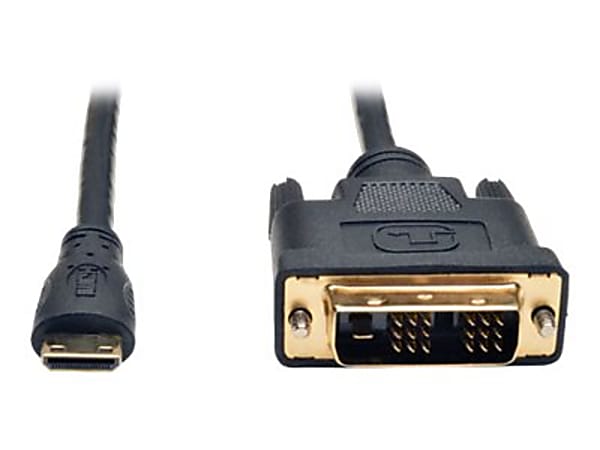 Tripp Lite Mini HDMI to DVI Digital Monitor Adapter Cable M/M 6' 6ft - HDMI/DVI  - P566006MINI