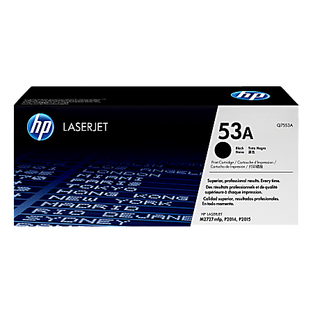 HP 53A - Black - original - LaserJet - toner cartridge (Q7553AG) government - for LaserJet M2727nf MFP, M2727nfs MFP, P2014, P2014n, P2015, P2015d, P2015dn, P2015n, P2015x