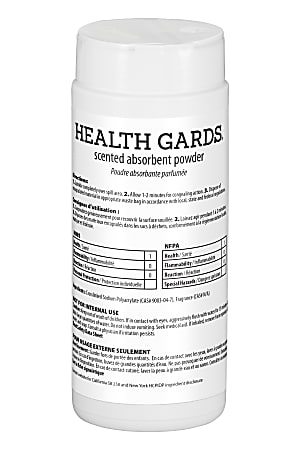 Hospeco Health Gards Absorbent Powders, 16 Oz, Pack Of 12 Powders