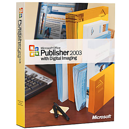 Microsoft Publisher 2003 With Digital Imaging Full Version - Office Depot